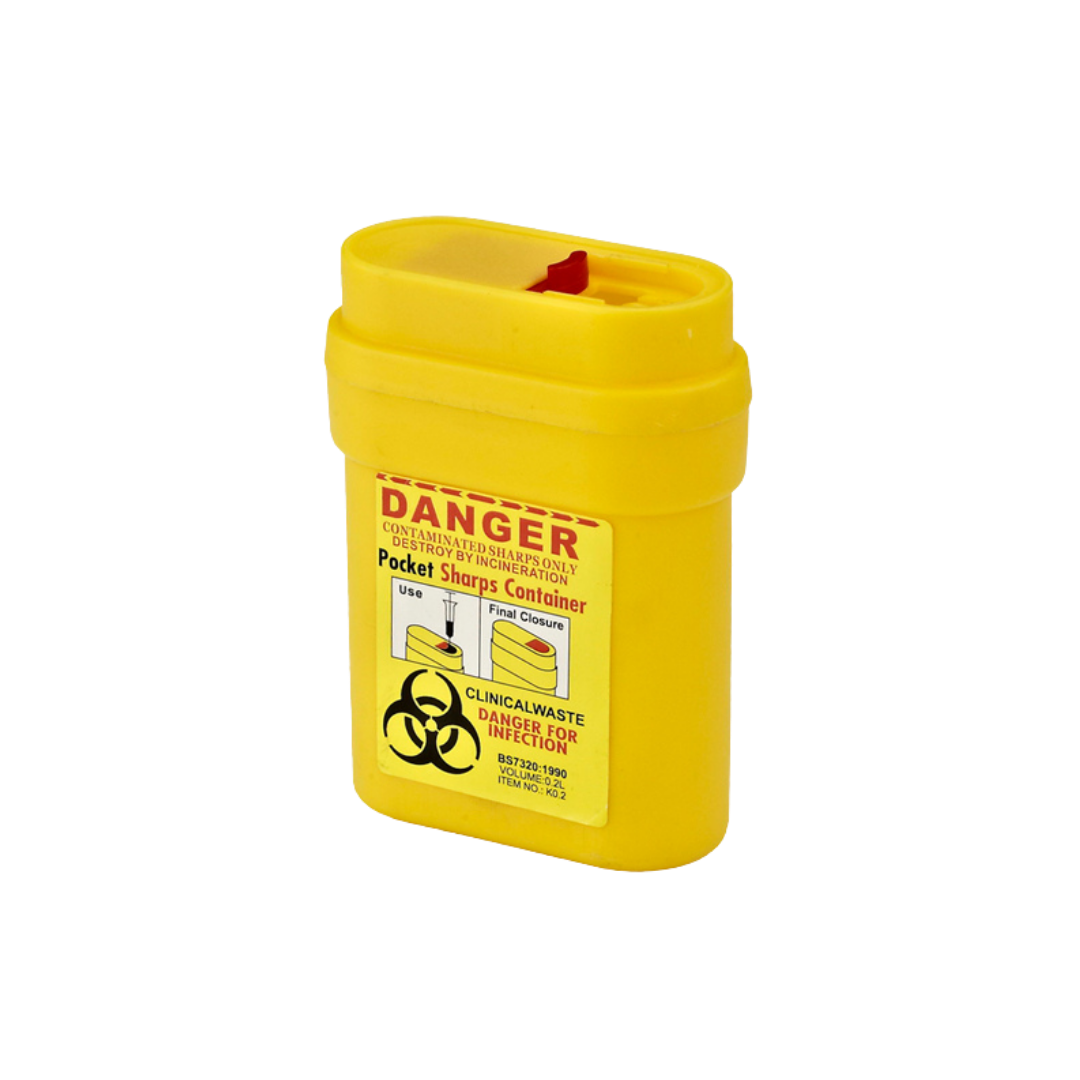 Mini Pocket Sharps Bin