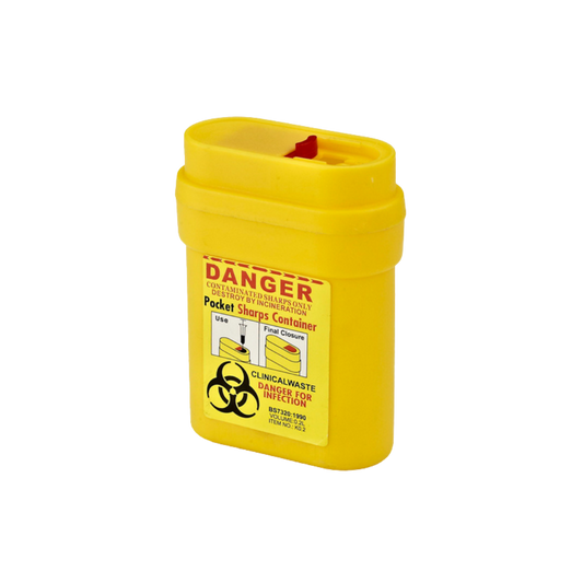 Mini Pocket Sharps Bin