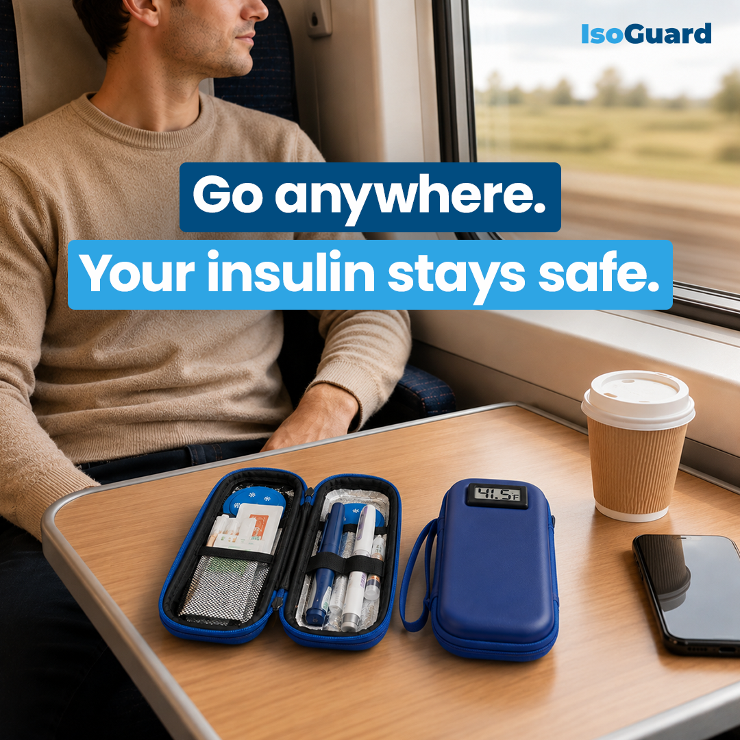 IsoGuard™ Insulin Cooling Case — Keeps Insulin Safe & Cold for 8+ Hours, Anywhere