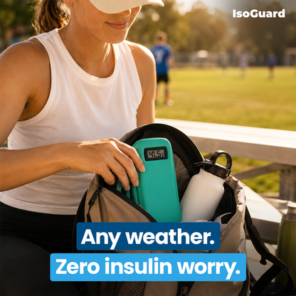 IsoGuard™ Insulin Cooling Case — Keeps Insulin Safe & Cold for 8+ Hours, Anywhere